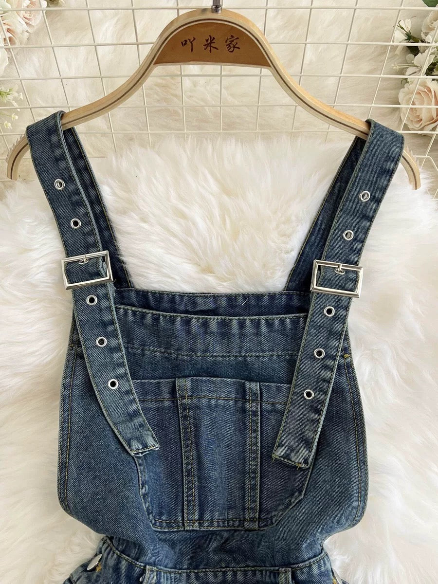 Mehreen Denim Romper