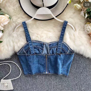 Laira Denim Top