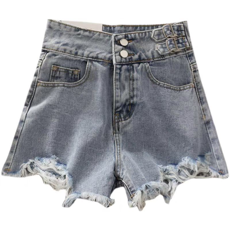 Gargi Denim Rugged Shorts Made For Her Label