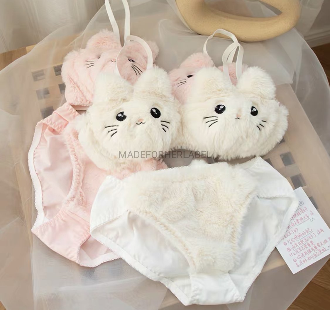 Cute Kitty Lingerie Set Made For Her Label