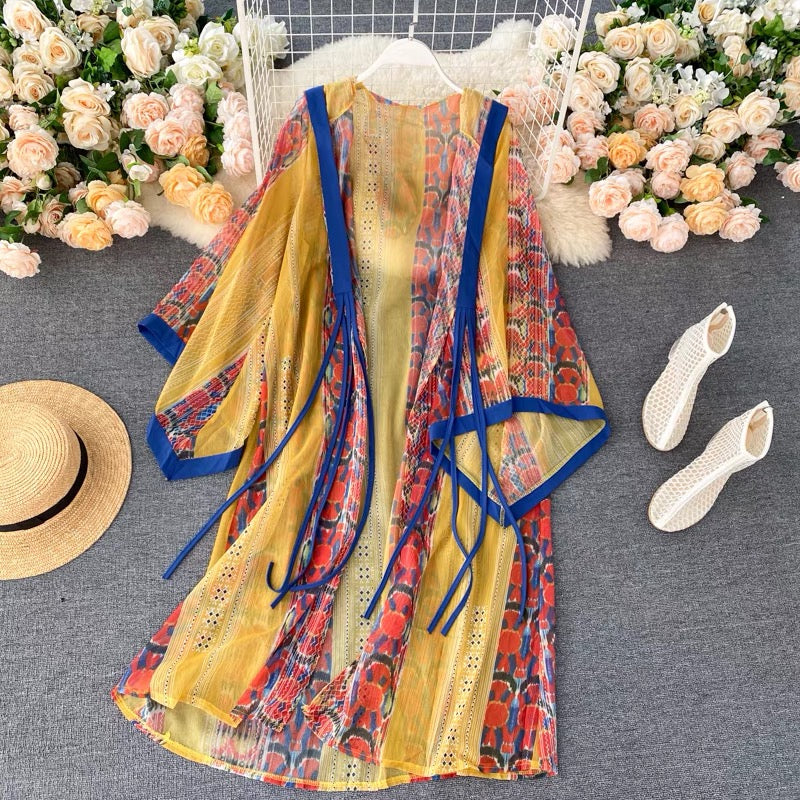 Mouni Yellow Kimono