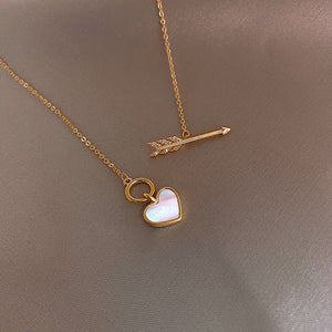 Heart Arrow Neck Chain