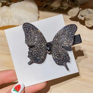 Rhinestone Butterfly Hairpin - Made For Her Label