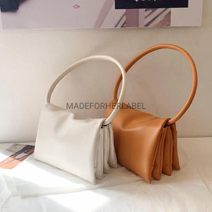 Korean Style Simple Solid Casual Shoulder Bag