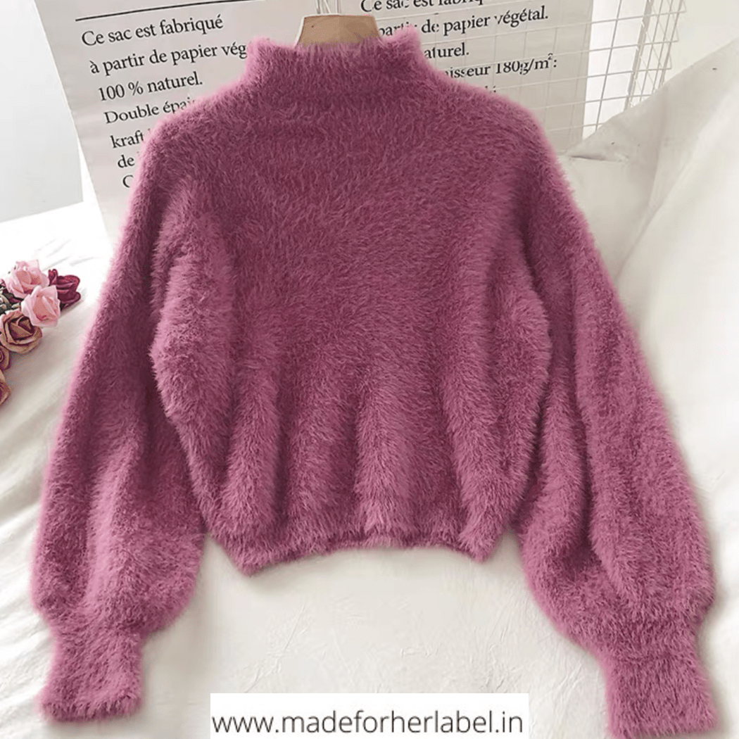 Belle Fur Sweater - Made For Her Label