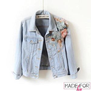 Miesha Iyer In Our 3D Embroidered Denim Jacket - Made For Her Label