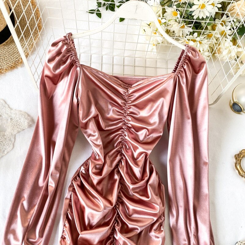 Rico Satin Bodycon Dress