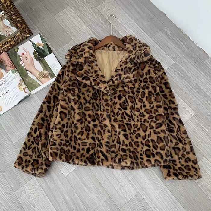 Leopard Furr Coat - Made For Her Label