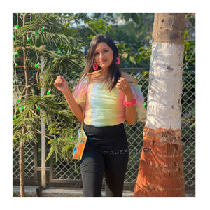 Client Kripisha In Our Bella Rainbow Top