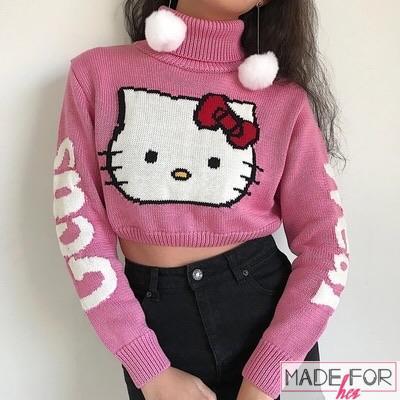 Client Aarzoo In Our Hello Kitty Sweater - Made For Her Label