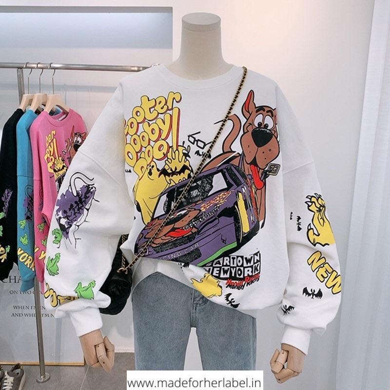 Cartoon Pullover - Made For Her Label