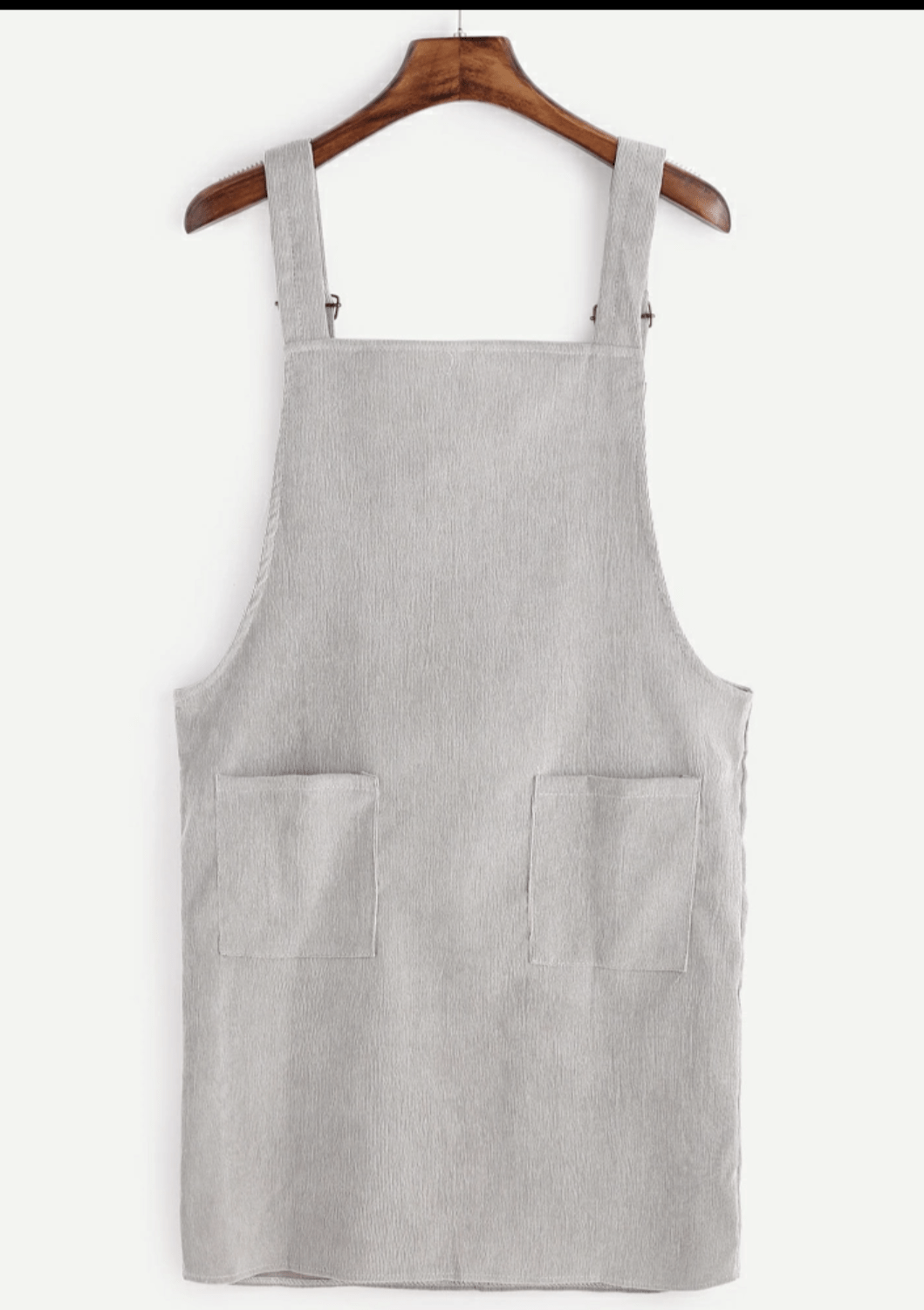 Front Pocket Corduroy Overall Dress - Made For Her Label