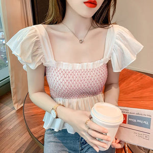 Garry Butterfly Sleeve Top