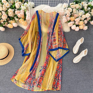 Mouni Yellow Kimono