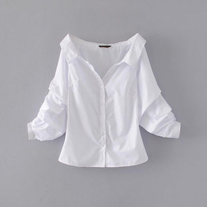 Mia White Shirt - Made For Her Label