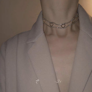 Heart Choker Necklace