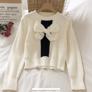 Mini Bow Sweater - Made For Her Label