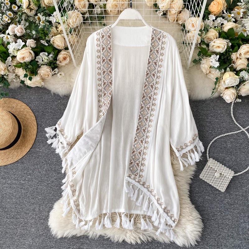 Shama Tassel Kimono - Made For Her Label