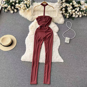 Gaga Choker Jumpsuit