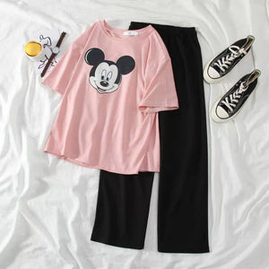 Mickey Tee And Pants Set - Made For Her Label