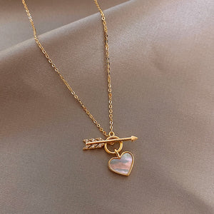 Heart Arrow Neck Chain