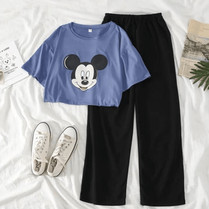 Mickey Tee And Pants Set - Made For Her Label