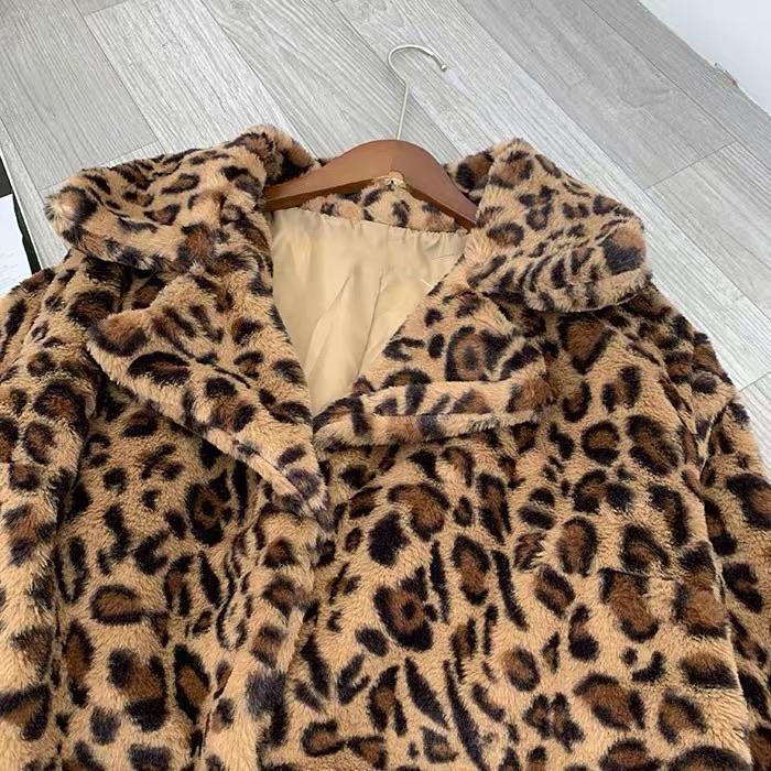 Leopard Furr Coat Made For Her Label