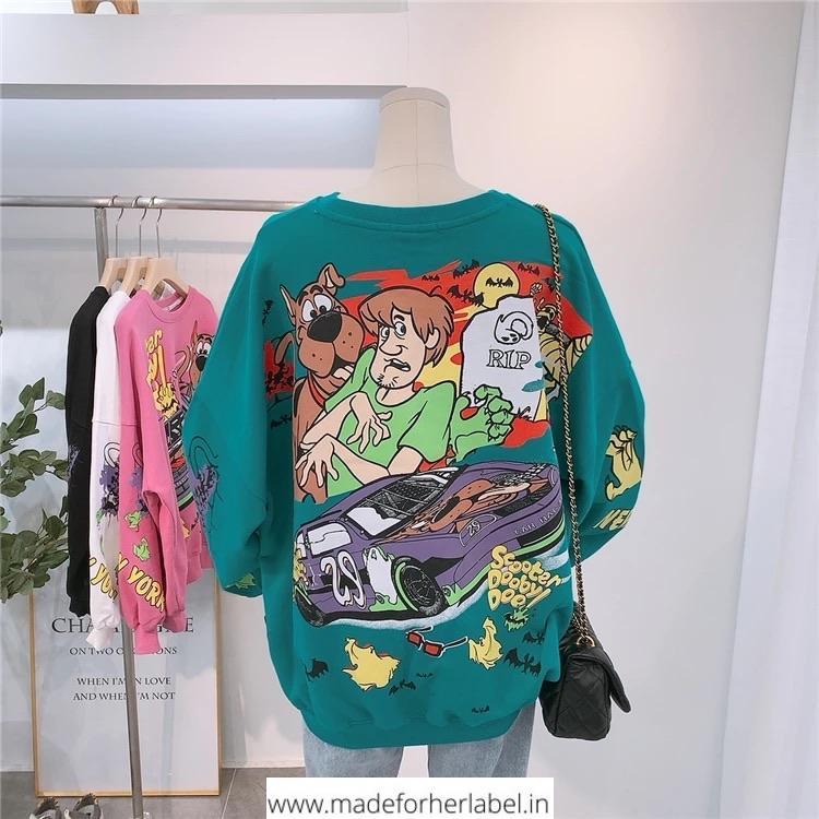 Cartoon Pullover - Made For Her Label