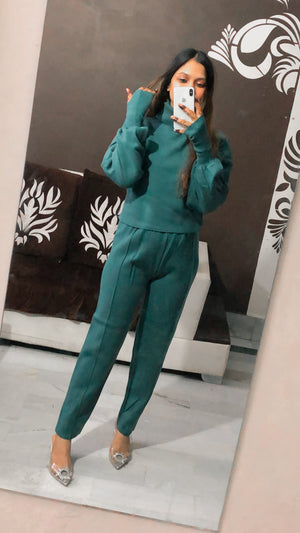 Client Deeksha In Our Turtleneck Warm Tracksuit