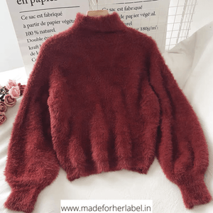 Belle Fur Sweater - Made For Her Label