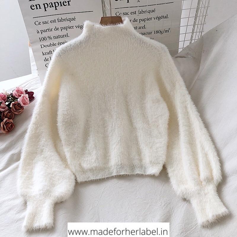 Belle Fur Sweater - Made For Her Label