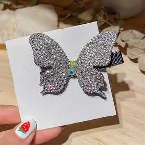 Rhinestone Butterfly Hairpin - Made For Her Label