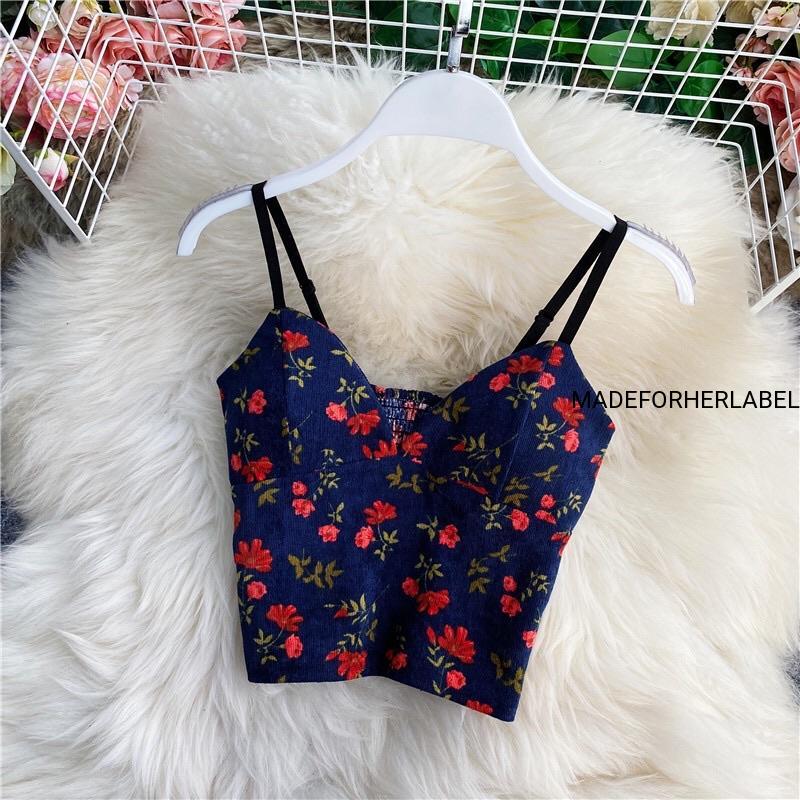 Floral Cami Crop Top