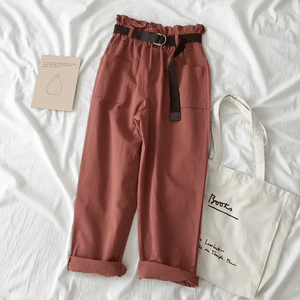 Ruched Pants - ships in 24 hours - Made For Her Label