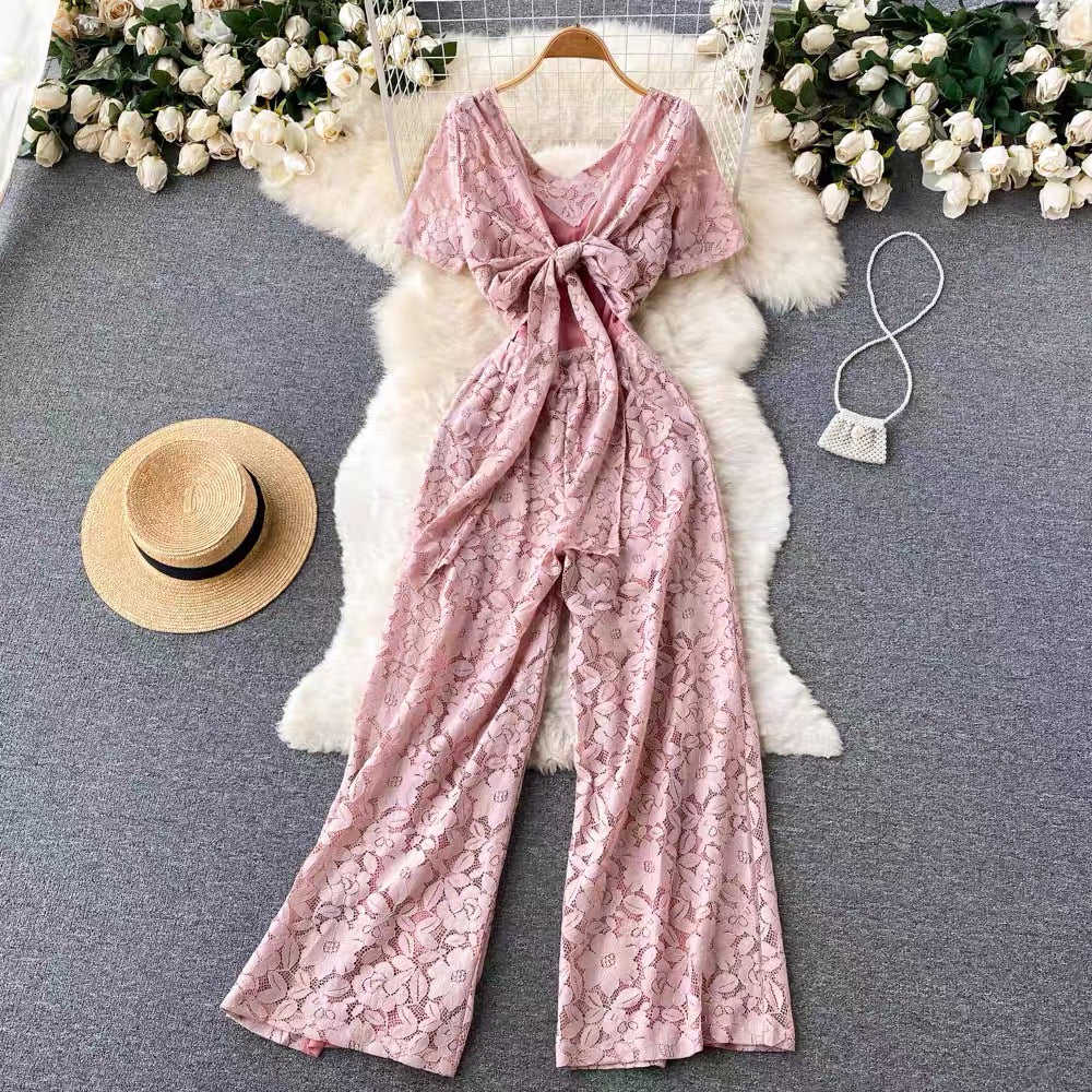 Veronica Lace Jumpsuit