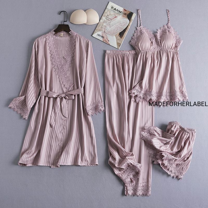 Amira Four piece Nightwear Set