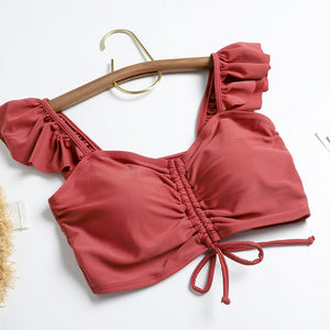 Original Picture of Out Scarlet Floral Three Piece Swimsuit