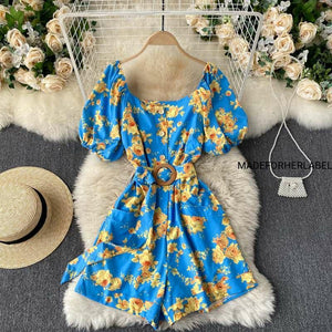 Gracy Floral Romper