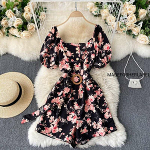 Gracy Floral Romper