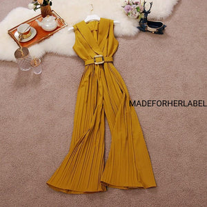 Mya Pleated Jumpsuit