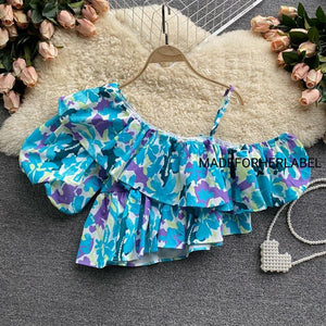 Zyan Floral Crop Top