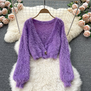 Gima Fur Cardigan