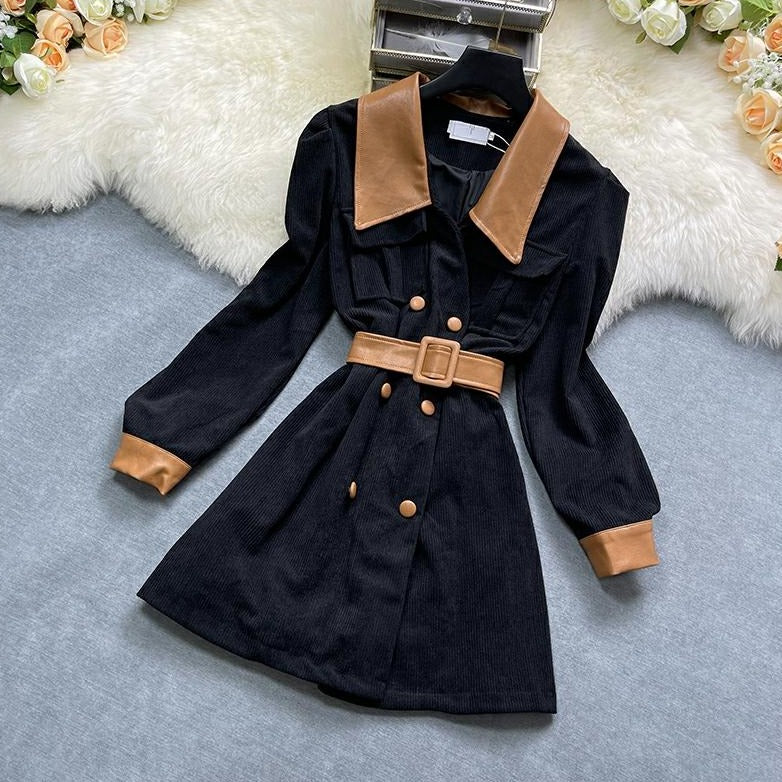 Ziva Corduroy Blazer Dress